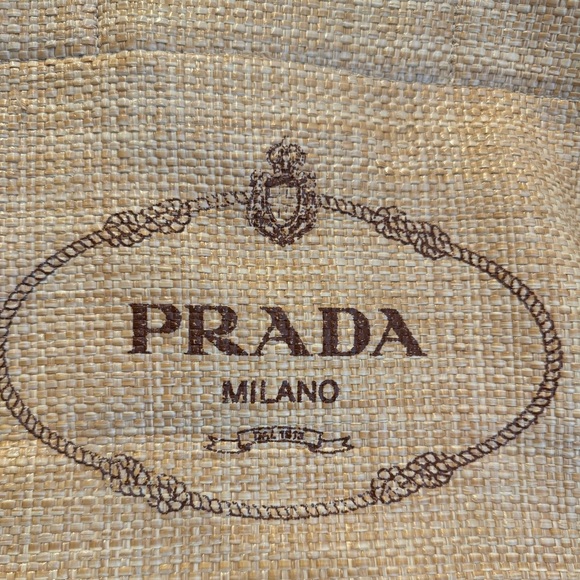 Prada Raffia/Straw Tote Bag - Picture 2 of 9